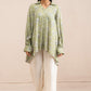 WINTER PEAR PRINTED LINEN SHIRT