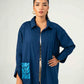 POPLIN PRINTED POCKET OVERSHIRT