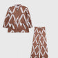 Co-ord set printed shirt