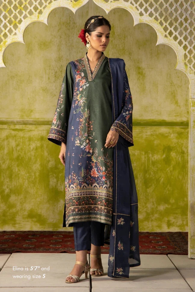 Rukhsar Set - Blue