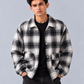 MONTERO CHECK JACKET - Black