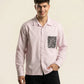 POPLIN PRINTED POCKET SHIRT