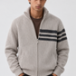 VALMONT ZIP KNIT - Cream