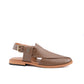 Beige Leather Peshawari Sandal - PMC10A