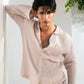 TEXTURED SHIRT WITH POCKET