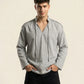 LINEN V-NECK SHIRT