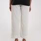 TEXTURED WIDE LEG PANTS