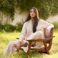 Kalidaar Co-Ord - Cream White