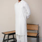 Classic Kameez Shalwar - Cloud White (Men)
