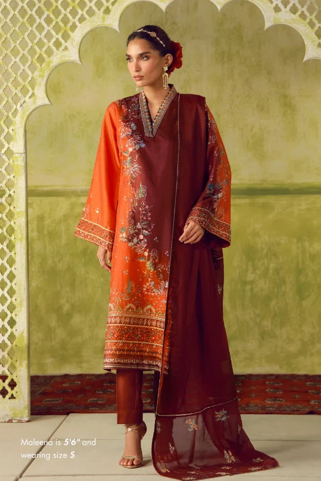 Rukhsar Set - Maroon