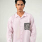 POPLIN PRINTED POCKET SHIRT