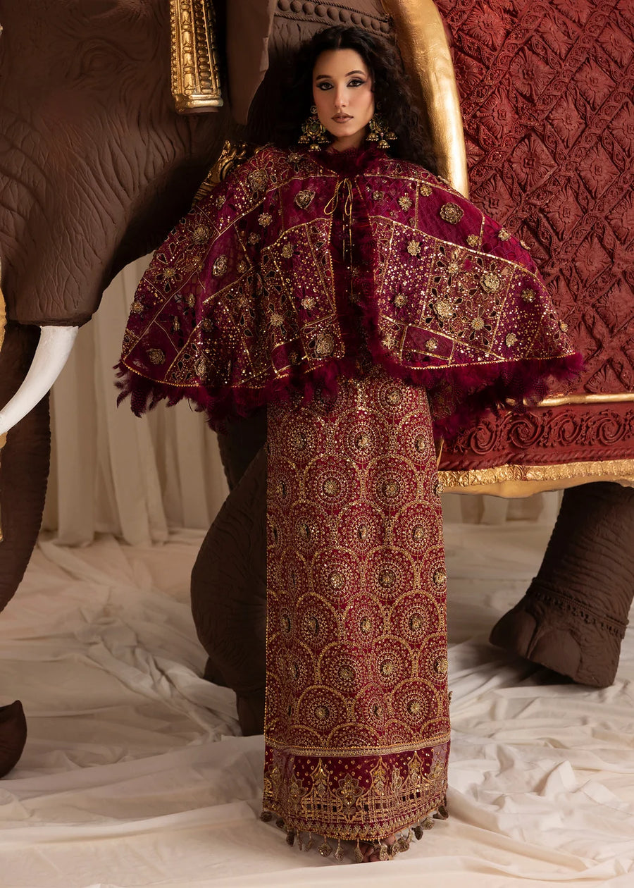 naaz-e-jahan chiffon Majenda 4 pc suit SJ-1046-S