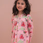 GIRLS BABY PINK LAWN SHIRT & TROUSER