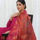Mehak Stole - Pink & Orange