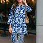 02 Piece Printed Ready to wear Poly Cambric