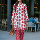 02 Piece Printed Ready to wear Poly Cambric