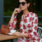 02 Piece Printed Ready to wear Poly Cambric