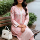 02 Piece Ready to wear  Embroidered Shirt & Trouser