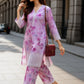 02 Piece Ready to wear  Embroidered Shirt & Trouser