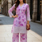 02 Piece Ready to wear  Embroidered Shirt & Trouser