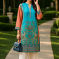 01 Piece Ready to Wear Printed Silk Shirt