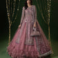 rang-e-bahar net Tea rose pink 4Pc suit nayab-26-S