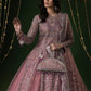 rang-e-bahar net Tea rose pink 4Pc suit nayab-26-S