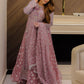 rang-e-bahar net Tea rose pink 4Pc suit nayab-26-S