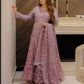 rang-e-bahar net Tea rose pink 4Pc suit nayab-26-S