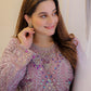 rang-e-bahar net Tea rose pink 4Pc suit nayab-26-S