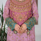 rang-e-bahar net pink 4Pc suit SJ-1027-S