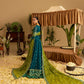 rang-e-bahar chiffon Teal 4 pc suit SJ-1042-S