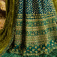 rang-e-bahar chiffon Teal 4 pc suit SJ-1042-S