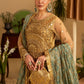 rang-e-bahar Net gold 4 pc suit SJ-1043-S