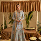 rang-e-bahar chiffon powder blue 4 pc suit SJ-1065-S