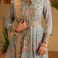 rang-e-bahar chiffon powder blue 4 pc suit SJ-1065-S