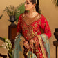 rang-e-bahar chiffon red 4Pc suit SJ-1067-S
