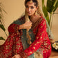 rang-e-bahar chiffon red 4Pc suit SJ-1067-S
