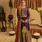 rang-e-bahar chiffon Plum purple 4 pc suit SJ-1040-S