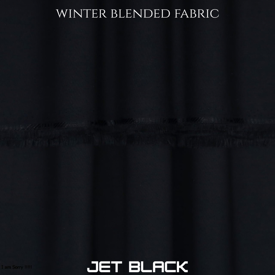 Specter Winter Blended Fabric - Jet Black