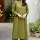 Kalidaar Co-Ord - Olive Green