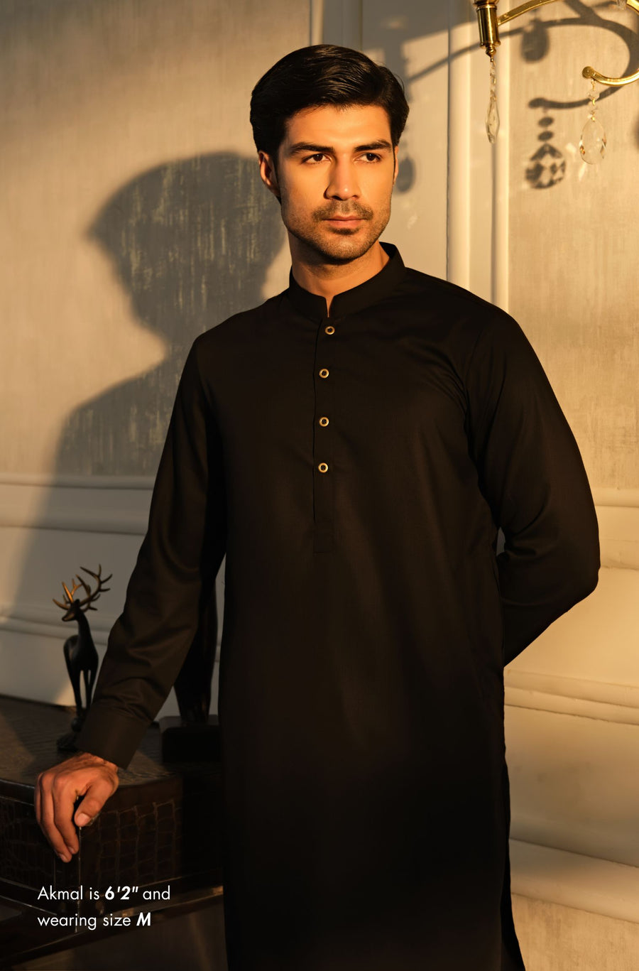 Jet Black - Sherwani (Men)