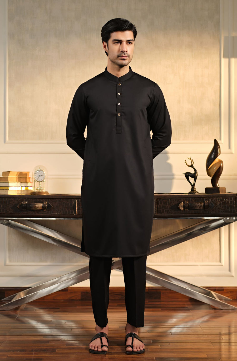Jet Black - Sherwani (Men)