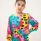 GIRLS MULTI COLOR JUMPSUIT