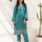 02 Piece Ready to wear  Embroidered Shirt & Trouser