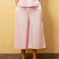POPLIN PLEATED PANEL CULOTTE