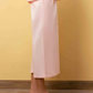 POPLIN PLEATED PANEL CULOTTE