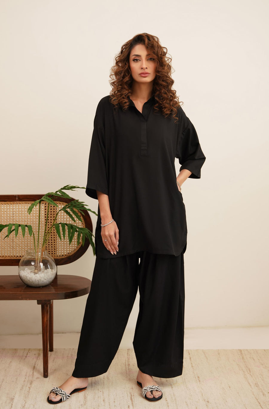 Jet Black Raya Set