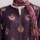 Purple Jacquard Dyed Unstitched 3Pc