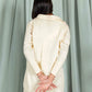 JACQUARD COLLARED BACK TALE SHIRT